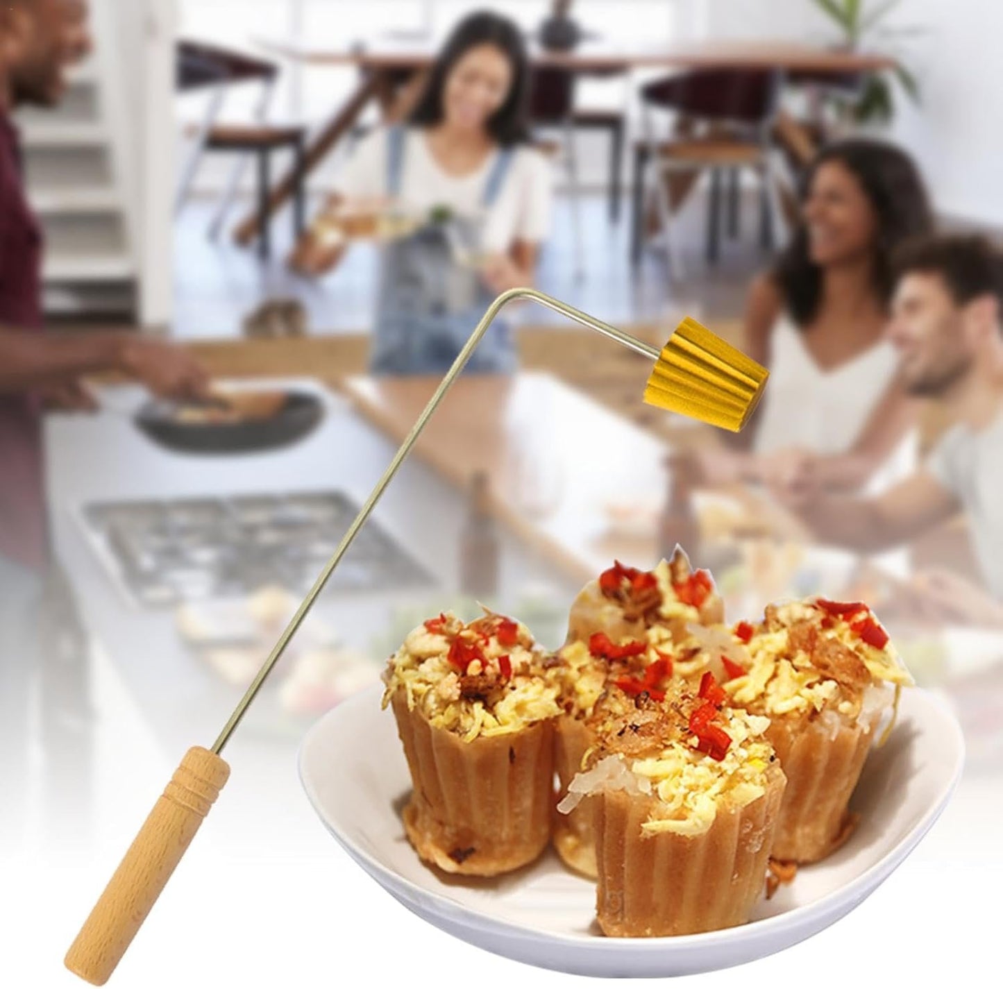 Pai Tee Mould Reusable Cake Mold Cupcake Tool Kitchen Gadgets DIY Chocolate Baking Tools for Home, Friends, Family