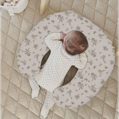 lethooly Nursing Pillow Cover,2-Pack Removable Cover for Breastfeeding Pillows,Ultra-Soft Baby Nursing Pillow, Fits Newborn Feeding Pillow 22.5in*18in Polyesterï¼ˆRosebuds and Vinesï¼‰â€¦