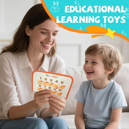 Montessori Activity Busy Book for Toddler - 1 2 3 4 5 Years Old Activity Busy Board Toy, Sensory Board Toy Educational Activities for Fine Motor Skills Learning, Travel Toys for Airplane Car Christmas