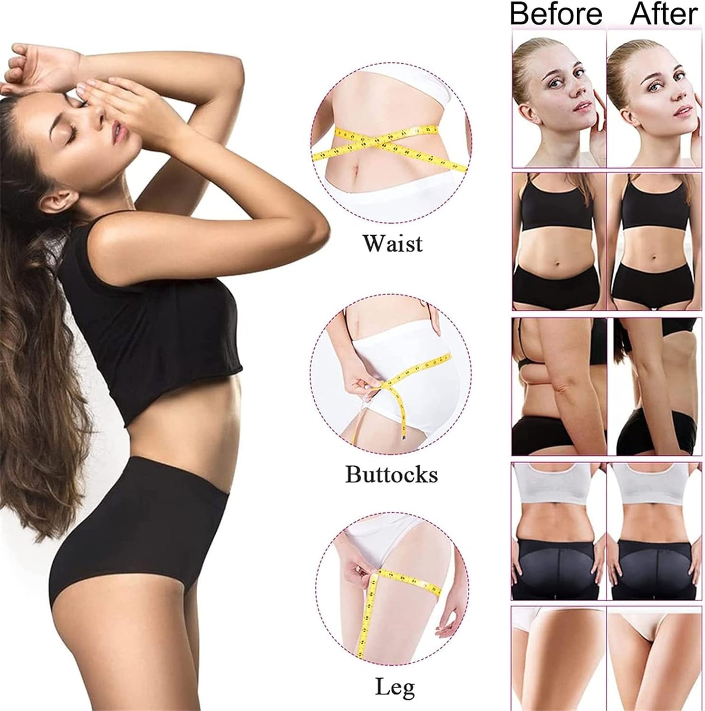 40k Cellulite Removal Machine, 6 in 1 Body Sculpting Machine, Multifunction Skin Care Beauty Machine for Beauty Salon, Spa, Home Use