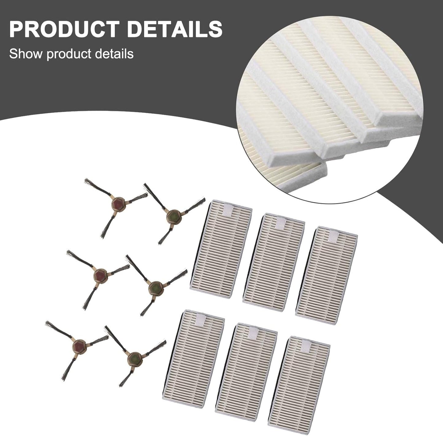 Per AIRROBO For P20 Cleaning Essentials Pack include spazzole laterali principali e filtri premium per mantenere i livelli di prestazioni (B)