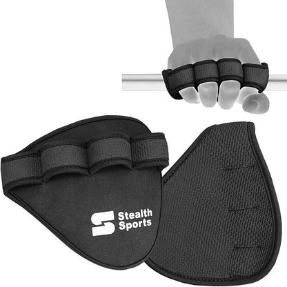 Stealth Sports Weight Lifting Gym Grip Pads Prevents Callus Tears - Non-Slip Neoprene Pull Up Bar Pads Substitute of Training Gloves – Calisthenics Fitness Weightlifting Grip Gloves
