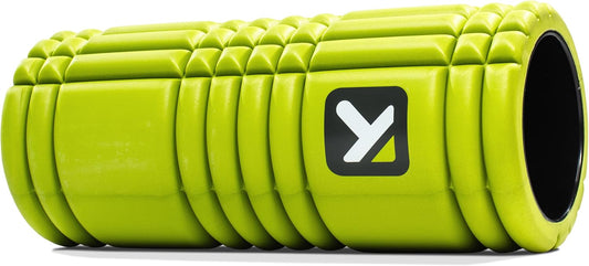TriggerPoint Grid Foam Roller - Multiple Density Exterior, Rigid Core - Appreciated by Therapists and Athletes - Standard Density, Includes Online Instruction Video, 13"