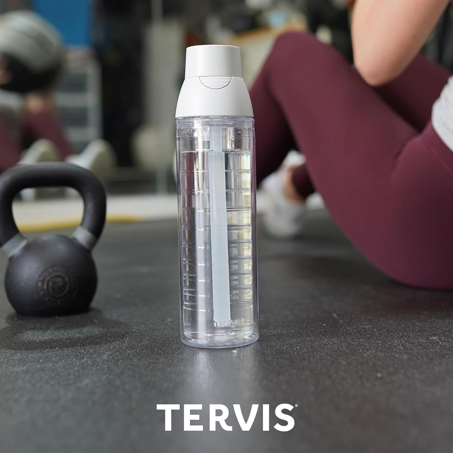 Tervis Watercolor Pansy Insulated Tumbler, 24oz Venture Lite Water Bottles, Classic