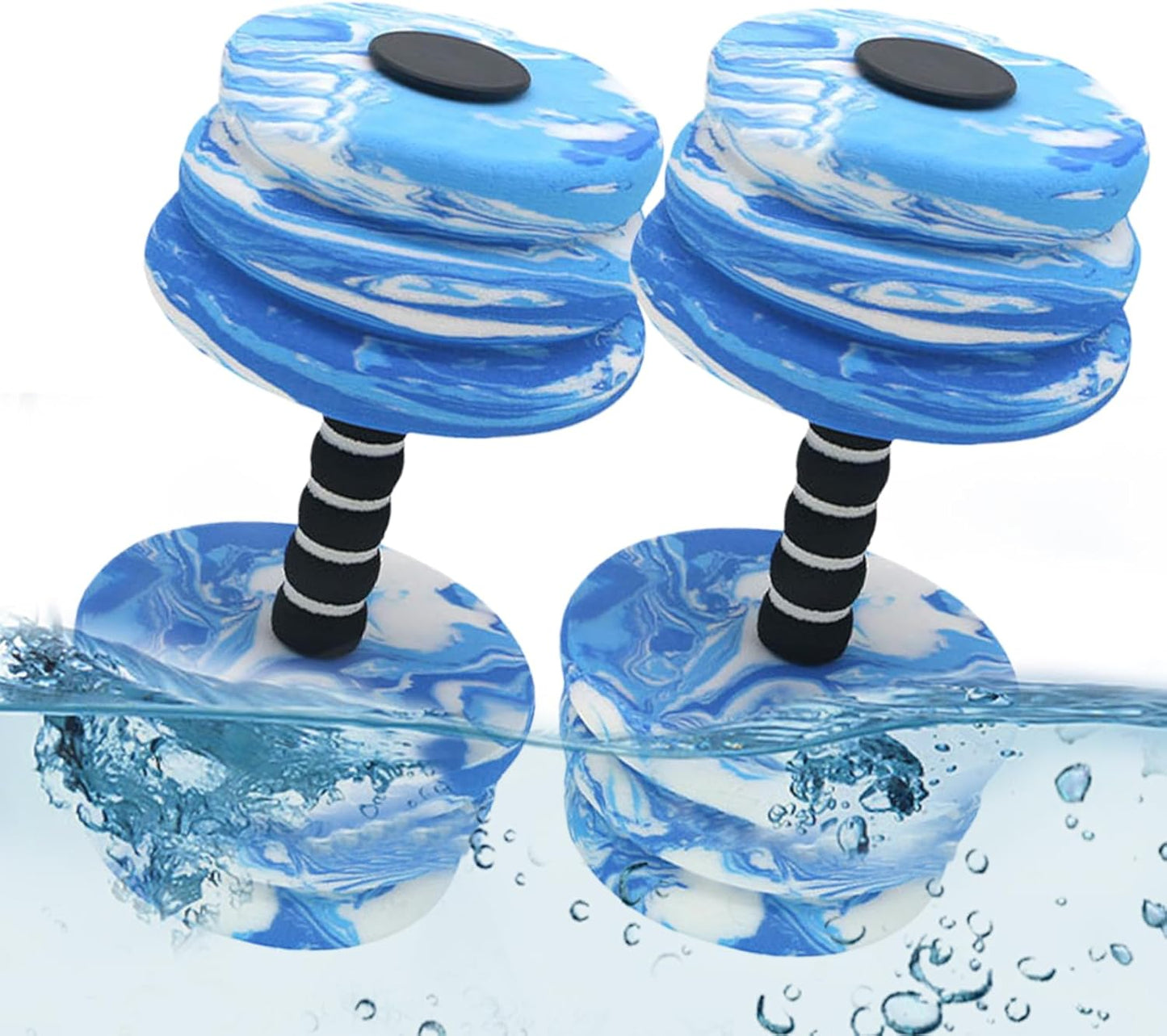 Dumbbell Set, Pool Weights Water, 10.63in Exercise Floating Lightweight, Foam Eva Equipment, Waterproof Design for Fitness Gear, Swimming, Pool Workout, Resistance Exercise