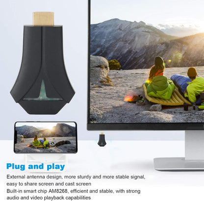 HDMI Display Adapter, Dongle, Screen Mirroring Receiver Dongle,Phone for Miracast,for Online Learning/Conference Office/Home Entertainment,Plug and Play