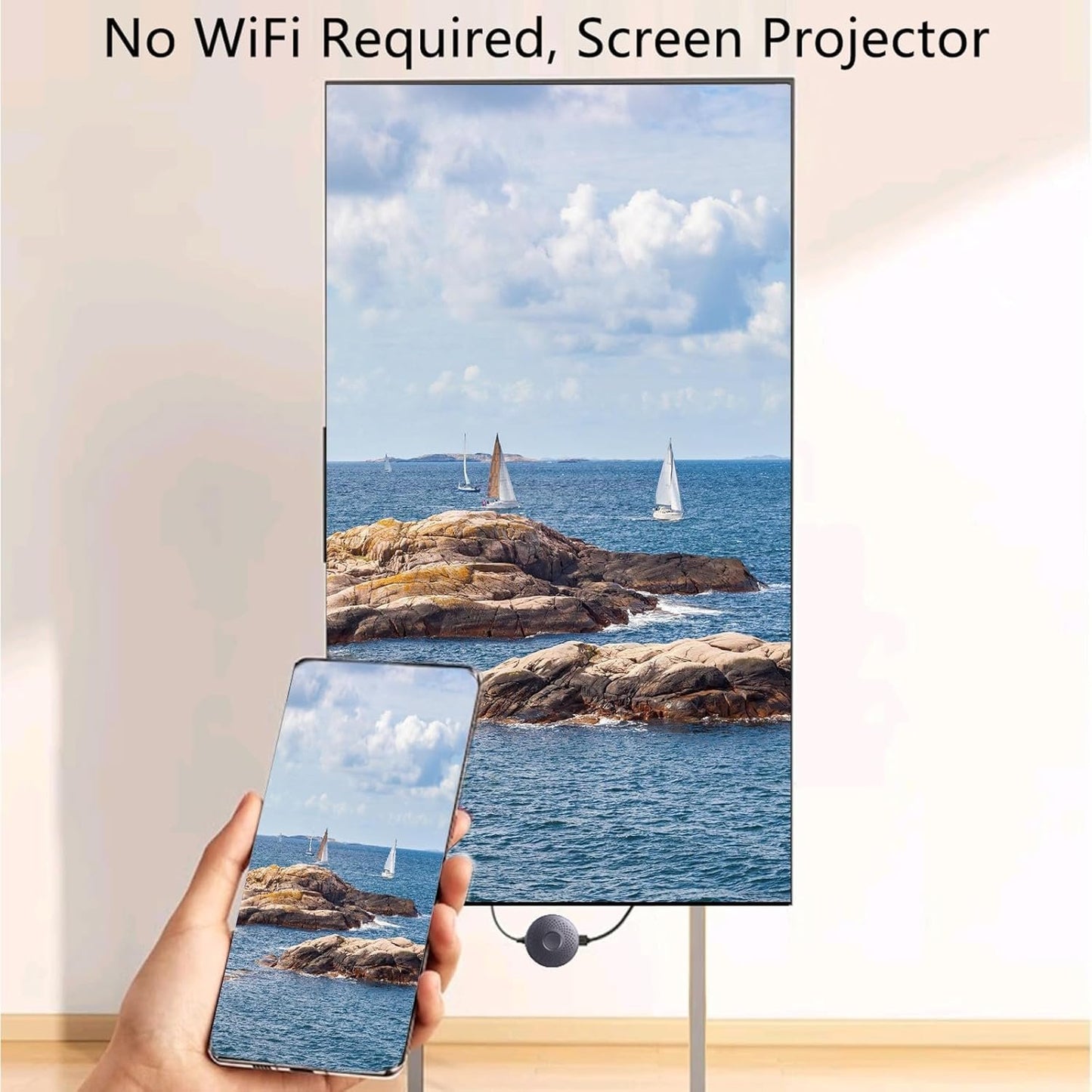 A30 1080P Screen Mirroring Device for Home Entertainment and Office Use