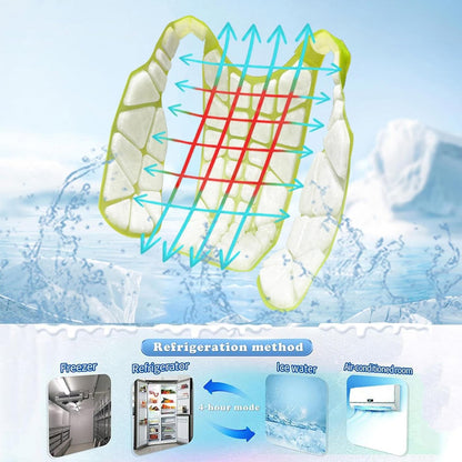 Cooling Vest - Cooling Vest for Men Women | Reusable Adjustable Ice Vests | Personal Protective Equipment & Safety Gear For Work Workout Construction Motorcycle Fishing Sun Protection Camping