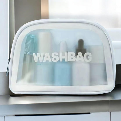 4 Washbag Bags 4 Colours Makeup Bags Travel Organizer Home Office School, 4 Color Light Blue White Pink And Black, Beauty Bags