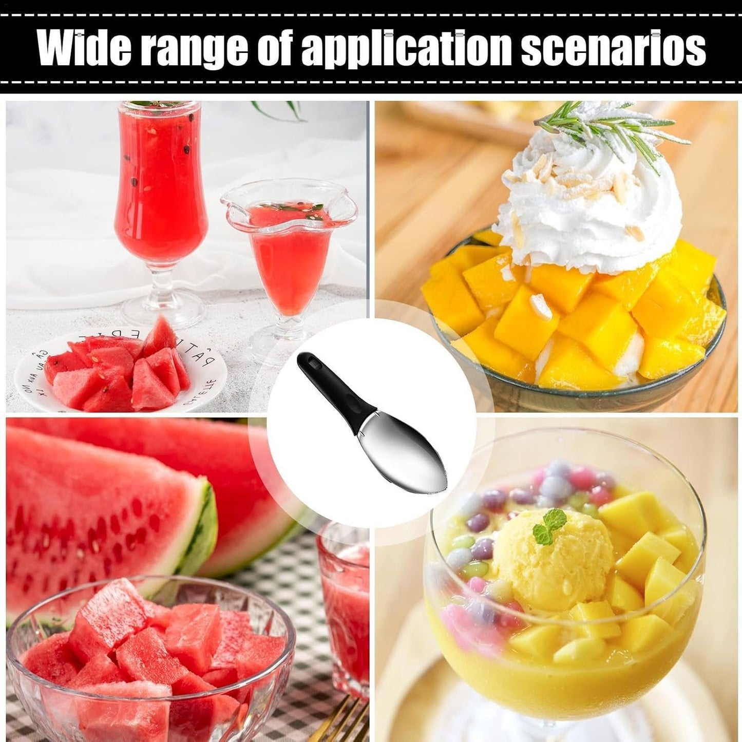 Cutting Mango Tool - Dragon Fruit Prep Tool | Stainless Steel Mango Slicer Remover Tool | Mango Cutting Tools | Remover Avocado Spoon Mango