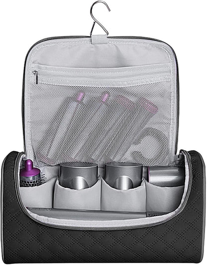 Hair Dryer Travel Case, Hair Dryer Storage Bag for Dy-Son Airwraps & Shark Flexstyle Attachment, Portable Hair Tool Travel Bag Organizer with Hooks