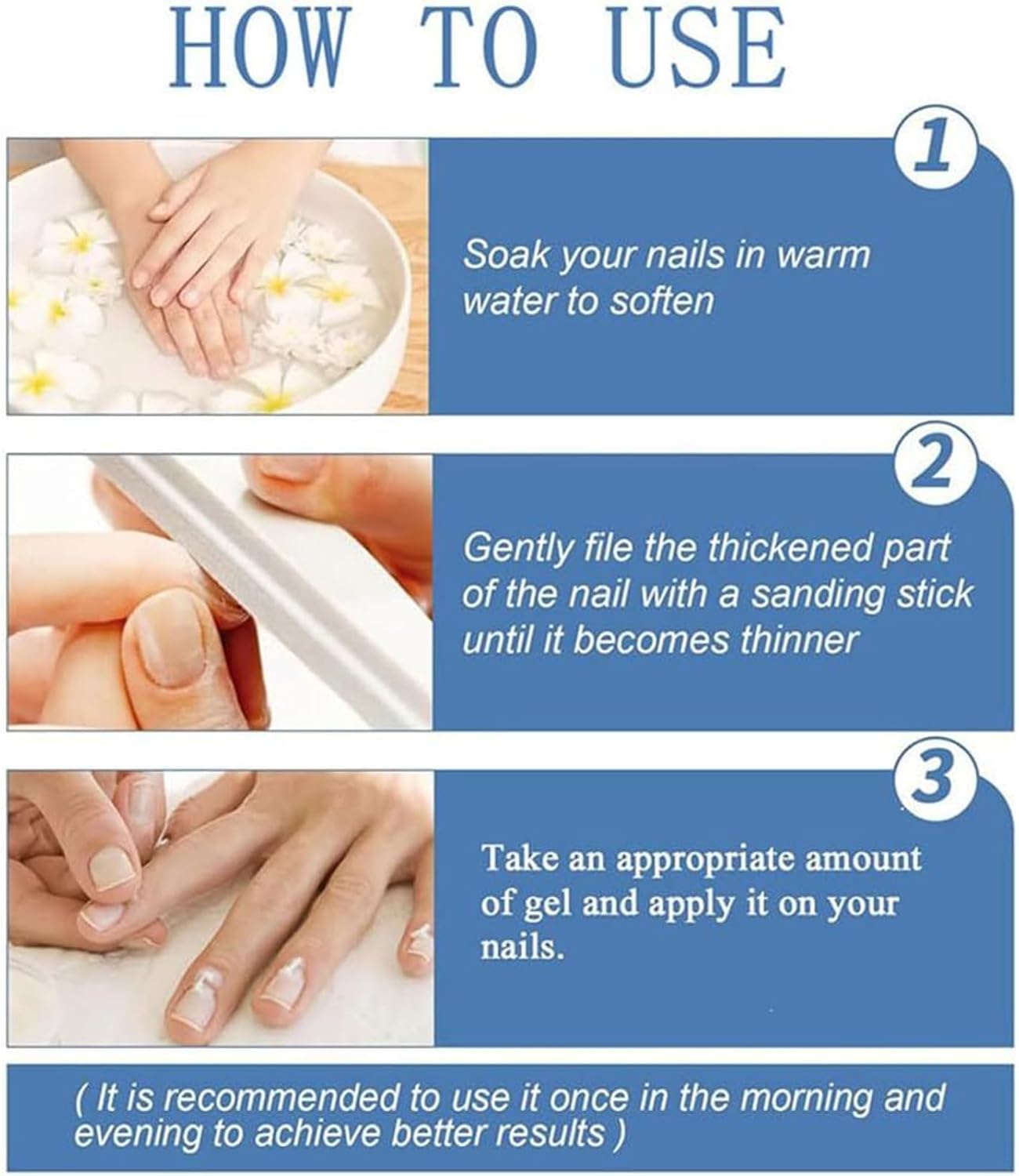 Nail Strengthener Gel Deep Nutriishing Toenail Trattamenti, 30 ml Moisturizing Nail Care, Idratazione Formula, Quick Absorption for Women, Seniors, Men, Post-Workout, Travel, Home
