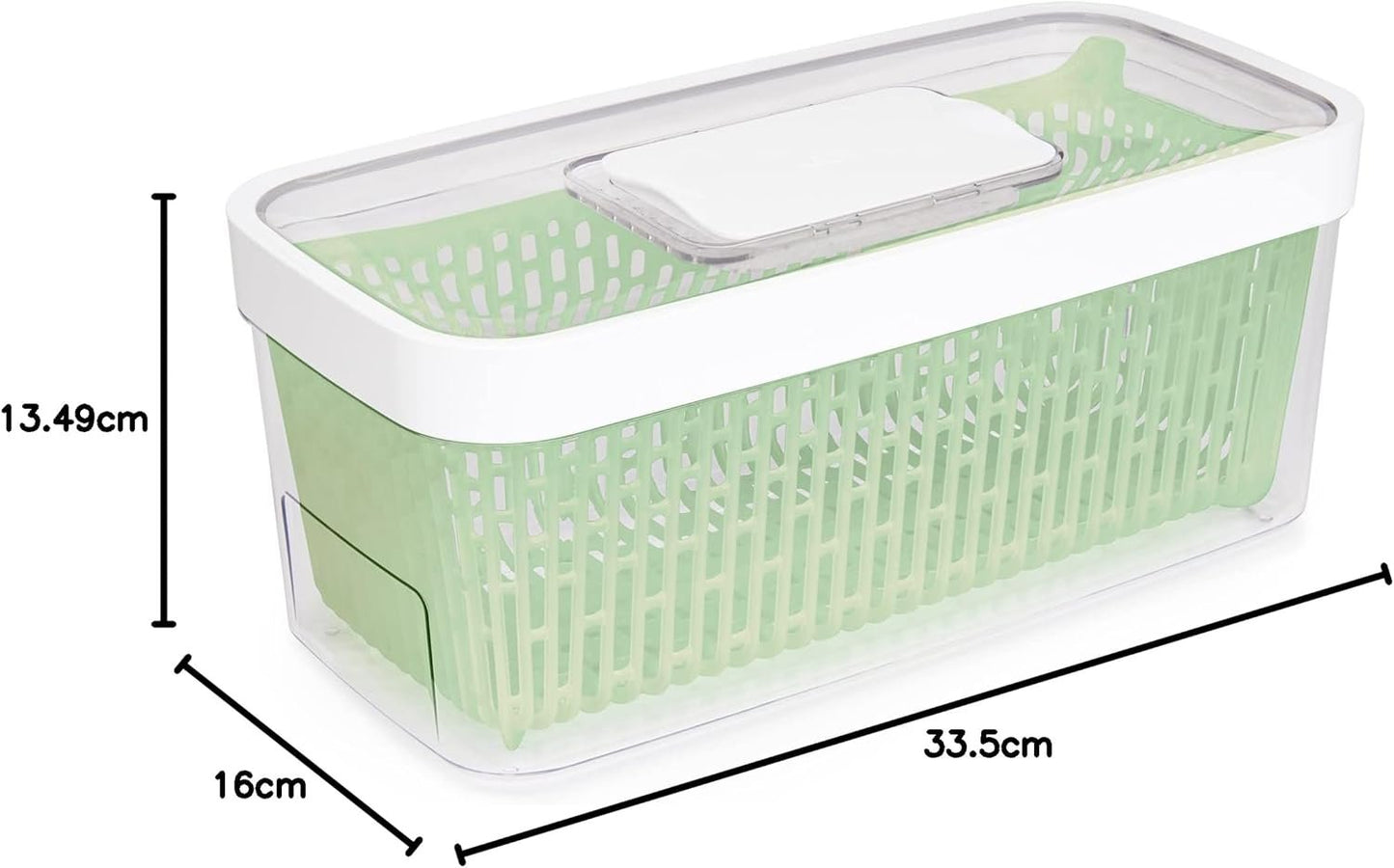 OXO Good Grips Greensaver Produce Keeper, 4.7 Litre Capacity, Green