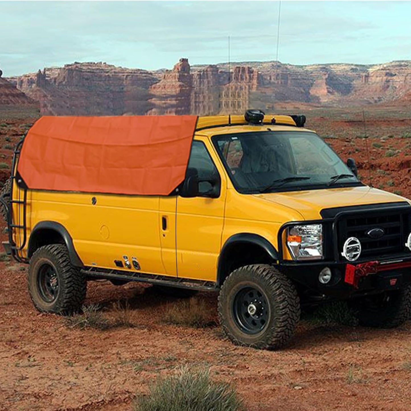 LeadCon 2 Pack Upgrade Survival Blanket – Insulated Thermal Reflective Tarp - 60" x 82". All-Weather, Reusable Emergency Blanket for Car or Camping, Orange