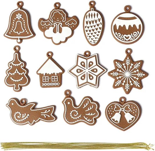 MdybF decorazioni natalizie 10% Ornamenti Per Natali Di Natale Sospeso Sospeso Decorazioni Di Natale Per Casa Regalo Per Il Nuovo Anno-11pcs-h