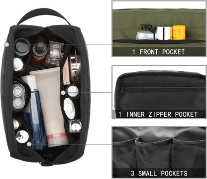 Travel Toiletry Bag Dopp Kit for Men - Large Toiletries Bag Water Resistant Hanging Dopp Kit Travel Bag for Toiletries Accessories,wash Bags for Men,Makeup Bag,Cosmetic Bags
