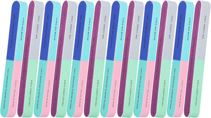 Professional Nail Buffer Block, Nail Buffer for Natural Nails, All-in-One Smooth & Buff & Shine for Nail Care, 12 Pack.