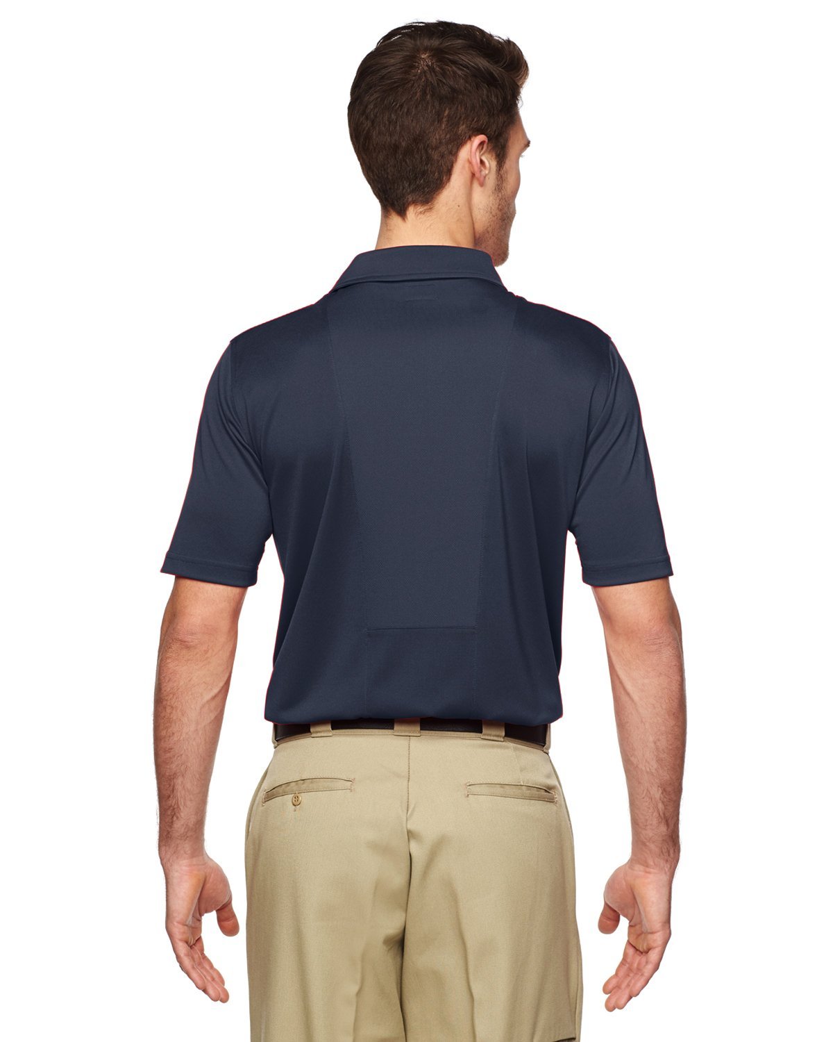 Dickies Occupational Workwear LS425DNXL LS425 Industrial Work Tech Performance Ventilated Polo, Fabric, XL, Dark Navy