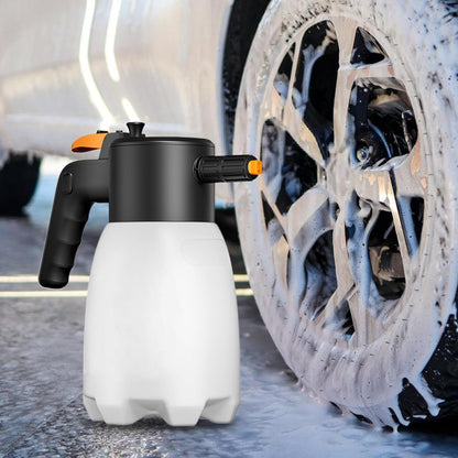 Car Wash Sprayer, Multifunctional Foaming Sprayer, 1.8L Electric Cleaning Tool, Reusable Vehicle Supplies for Daily Car Care, Auto Detailing, Exterior Washing, Interior Maintenance, Garage Use