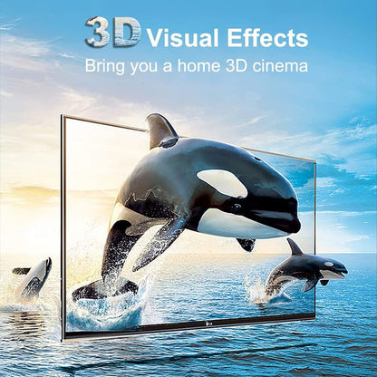 VCE HDMI Extender Cable Male to Female Support 4K & 3D HDMI 2.0 for Roku Stick, TV Stick, Google Chrome Cast, Laptop 2-Pack