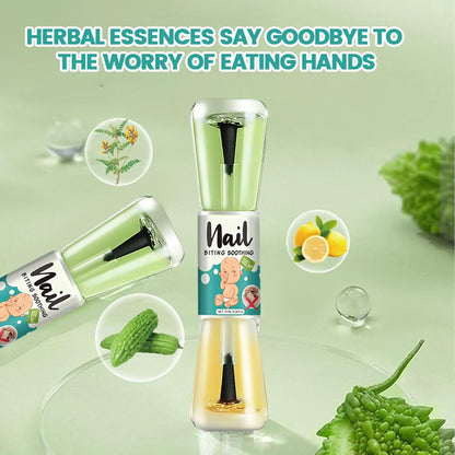 No Bite Nail Polish - Kid's Bitter Tasting Nail Anti-Biting Liquid - Mild And Safe Nail Care Tool Nail Biting With Bitter Polish | Nourishing Nail Care Tool For Kids, Teens, Adults