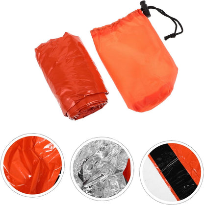 GAROZATION Thermal Sleeping Portable Outdoor Shelter Warm Camping Tent Multipurpose Survival Blanket