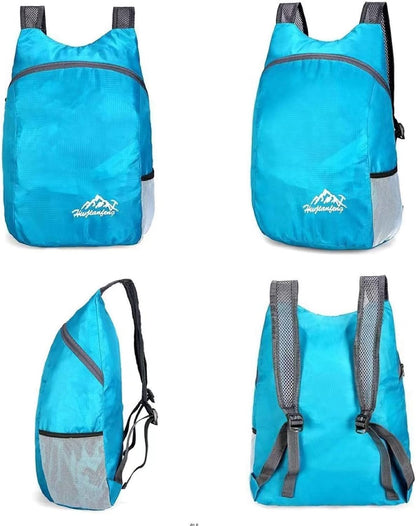 Lubrati Camping Backpack, Waterproof Backpack Lightweight Portable Foldable Backpack Folding Bag Ultralight Outdoor Pack for Women Men Travel Hiking