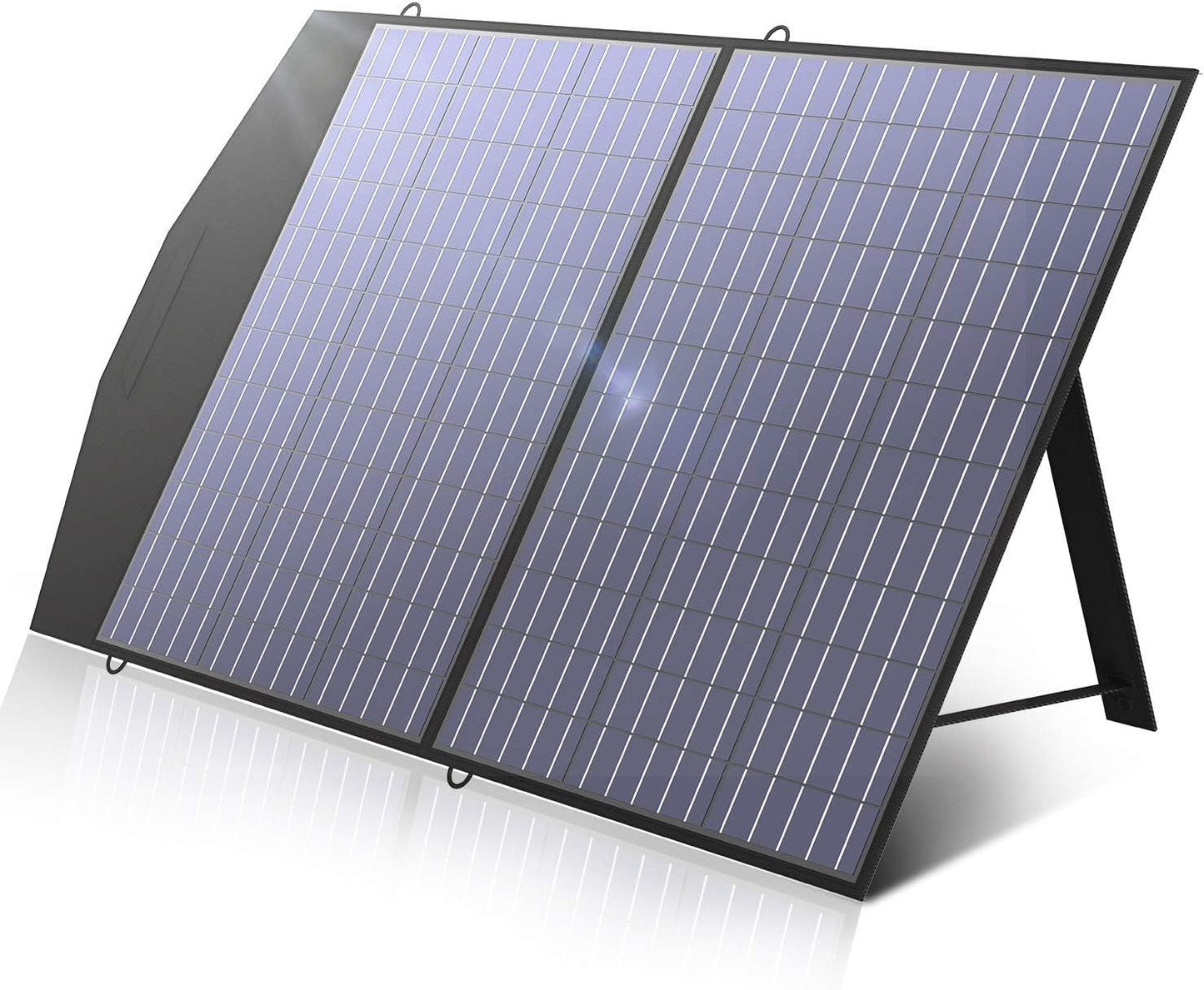 ALLPOWERS Portable Solar Panel Charger SP027 100W, Foldable Solar Panel Kit IP66 with Adjustable Kickstand, 22% Efficiency Module, 18V Output for Solar Generator Camping Balcony RV Off Grid