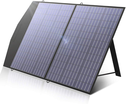 ALLPOWERS Portable Solar Panel Charger SP027 100W, Foldable Solar Panel Kit IP66 with Adjustable Kickstand, 22% Efficiency Module, 18V Output for Solar Generator Camping Balcony RV Off Grid