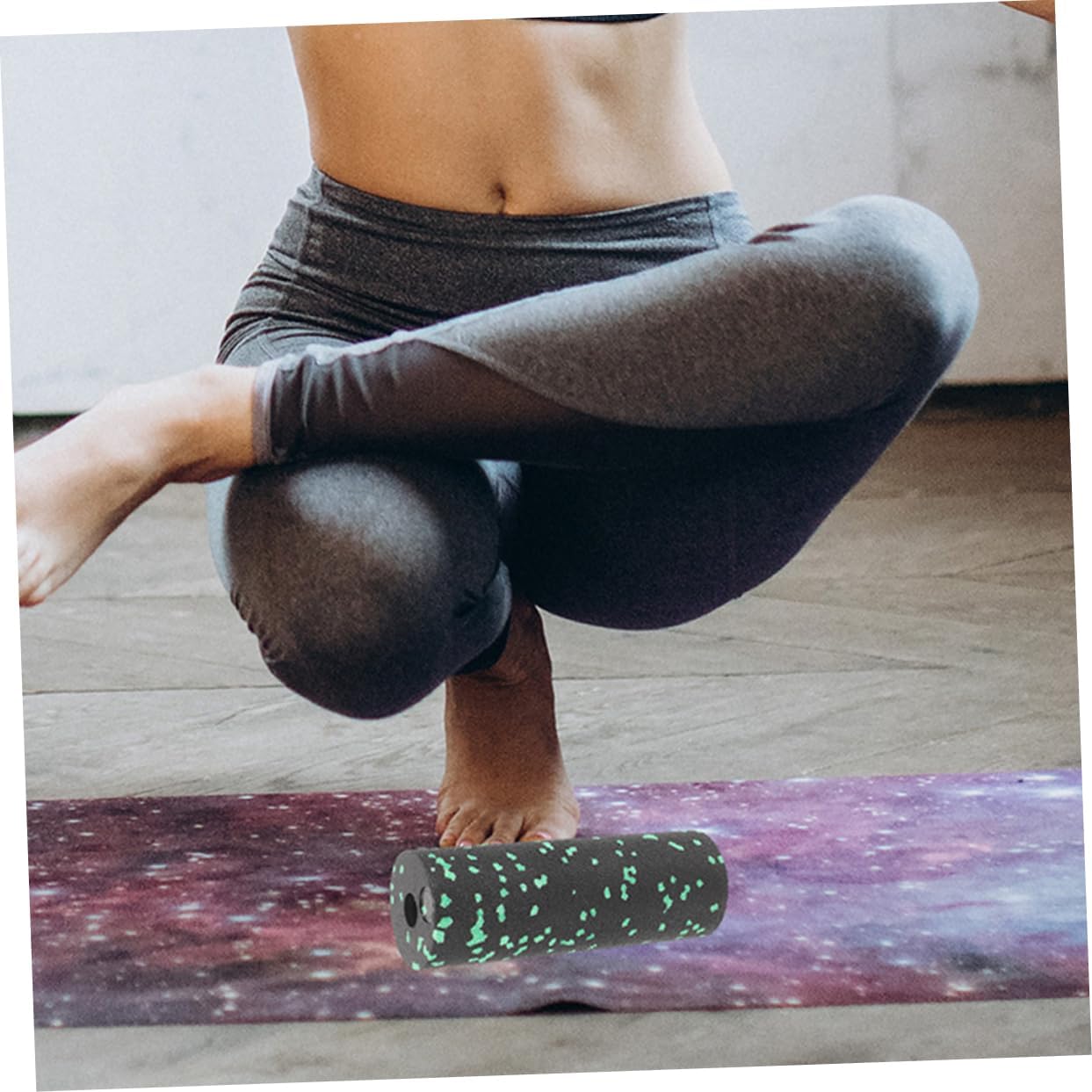 TOYANDONA 4 Pezzi Mini Colonna Yoga Colonna a Rulli Massaggiante in Sughero Del Corpo Per Massaggio Muscolare Massaggio a Colonna Di Yoga Creativo Epp
