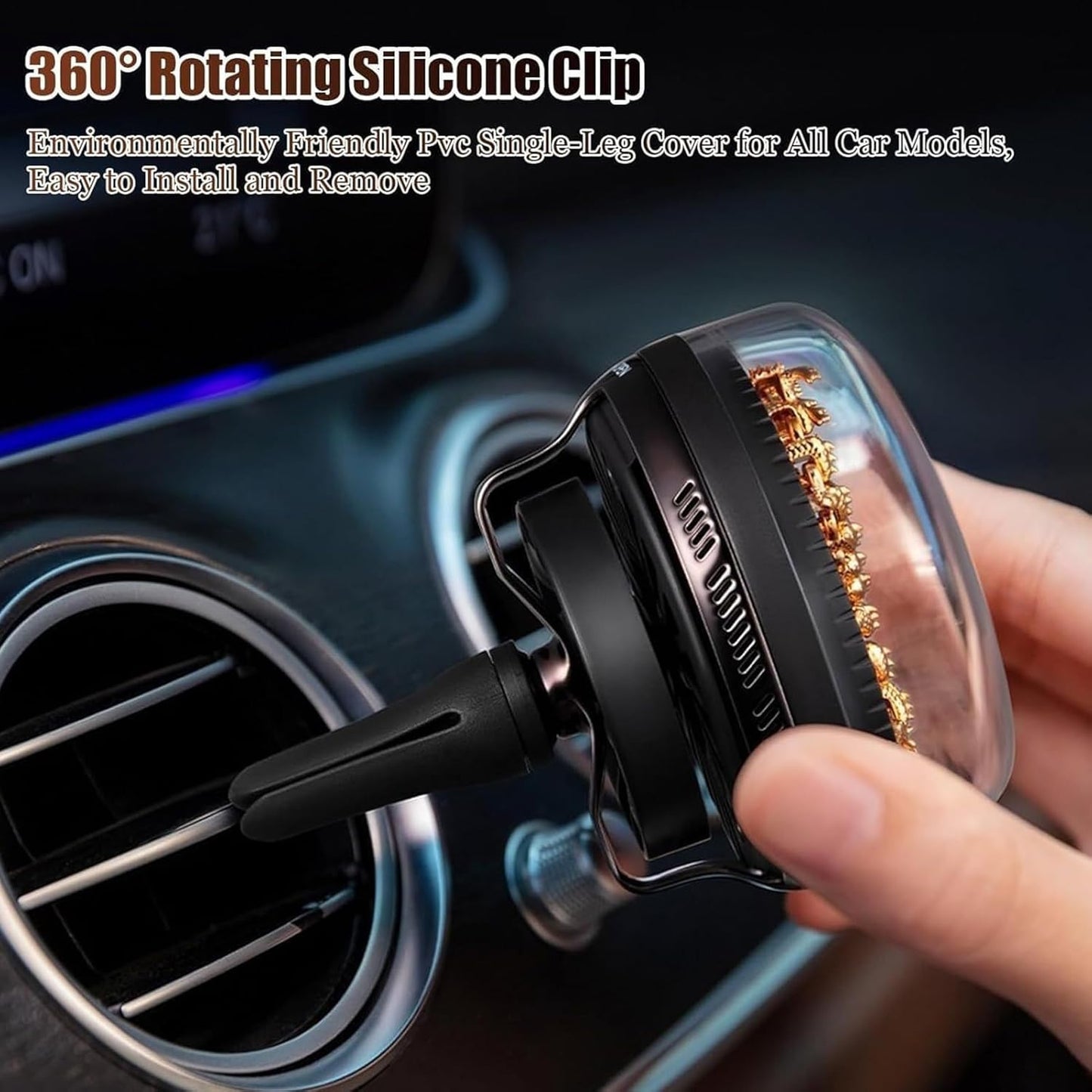 Air Freshener for Car | Wind Power Aromatherapy | Dynamic Dragon Rotating Aromatherapy Decoration for Home Room Kitchen Bedroom