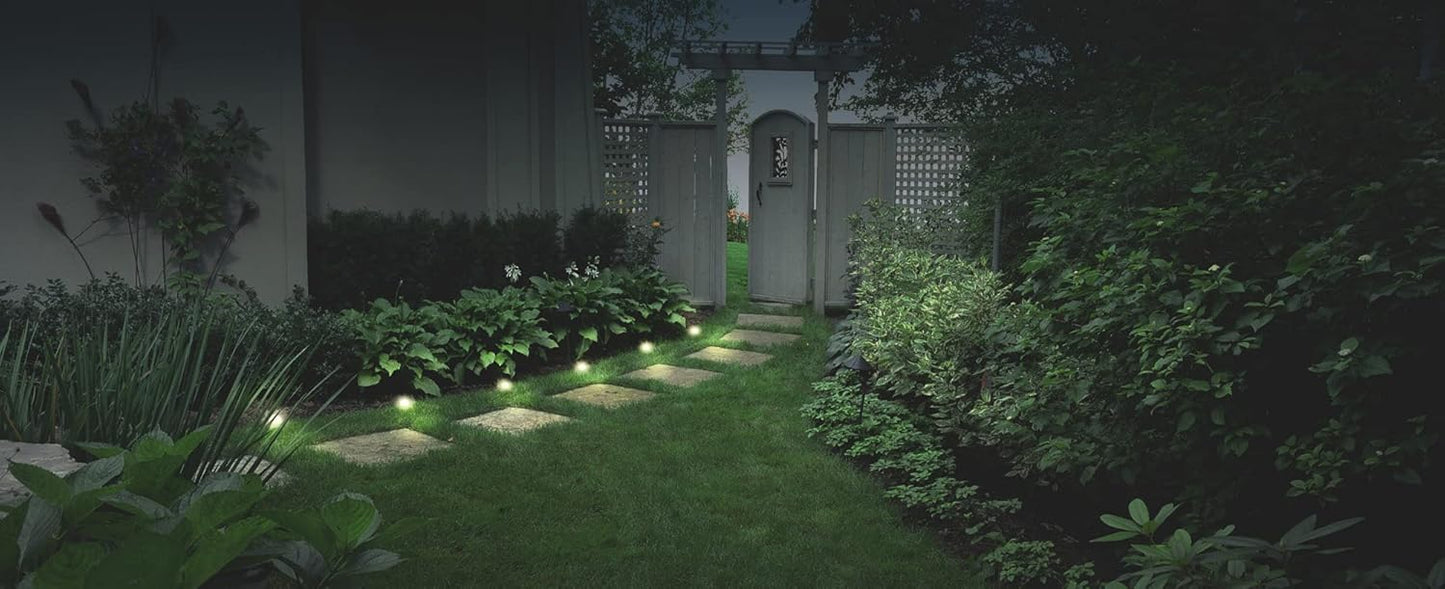 LEDVANCE Smart LED Garden Light with WiFi Technology, Basic Package with 9 LED Points for Outdoor, Changeable RGB Colors, Compatible with Google and Alexa, SMART+ WIFI GARDEN DOT 9P