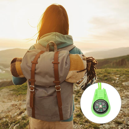 PATIKIL Mini Survival Compass, 50 Pack Button Compass Bulk Kit for Outdoor Hiking Camping Travelling Party
