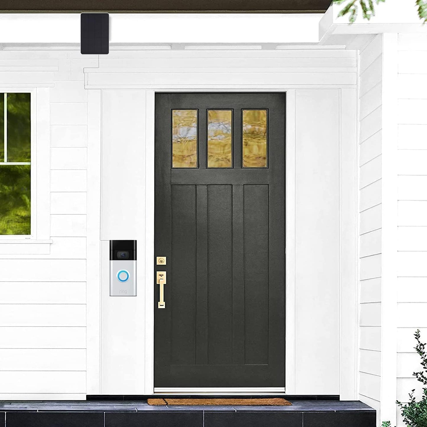 Solar Charger for Ring,Video Doorbell (2nd Generation - 2020 Release) White