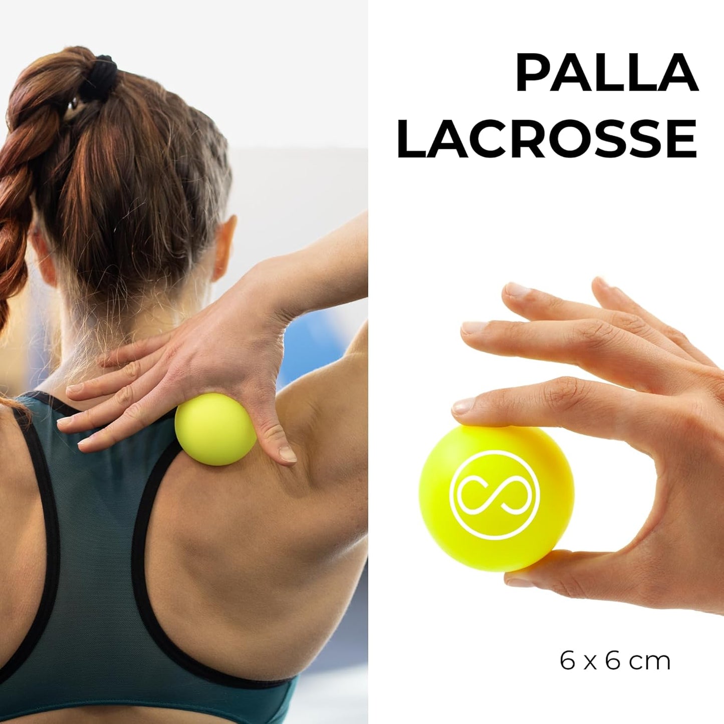 KALAHARI Muscle Massage Balls, Double Ball and Lacrosse - eBook Exercises in Italian for Myofascial Self-Massage, Plantar Fasciitis, Recovery, Pilates Ball - Foot Reflexology, Trigger Point
