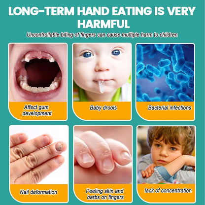 No Bite Nail Polish - Kid's Bitter Tasting Nail Anti-Biting Liquid - Mild And Safe Nail Care Tool Nail Biting With Bitter Polish | Nourishing Nail Care Tool For Kids, Teens, Adults