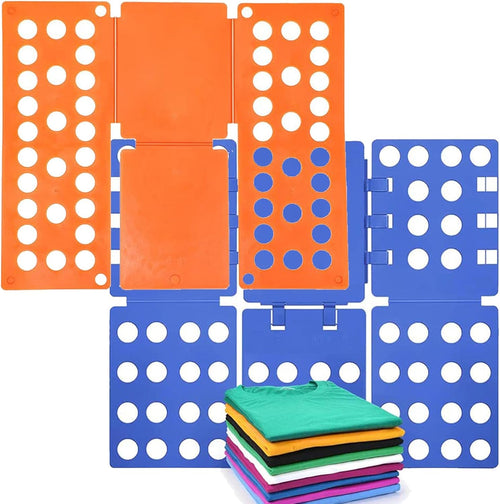2 PCS Clothes Folding Board for Kid and Adult,T Shirt Folder Laundry Organizer Easy and Fast for Home Organization (B)