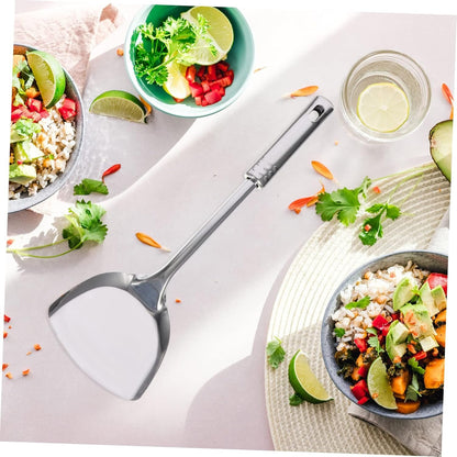 UTHCLO 7Pezzi Utensili Acciaio Inossidabile Gadget Per Cottura e Pentolame Include Schiumarola e Spatola Utensili Essenziali Per Cucina