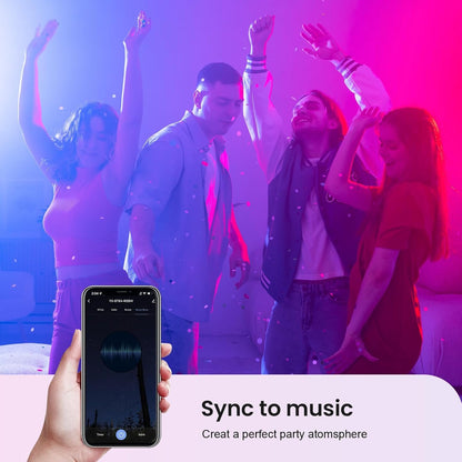 Enshine GU10 Smart Bulb, Warm to Cool White and RGB WiFi led Light Bulbs, Dimmable Colour Changing, Compatible with Alexa and Google Home, Music Sync, 5W(50W), 470 Lumens, No Hub Required, 4 Pack