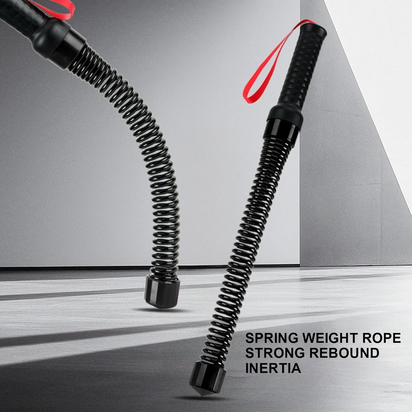 Heavy Ropes for Exercise Training, Heavy Ropes, Training, Portable, 2 x Fitness Equipment Cordless Design, Quiet Workout Solution, for Home Men Gyms Outdoor Activities, 18.5 Inch