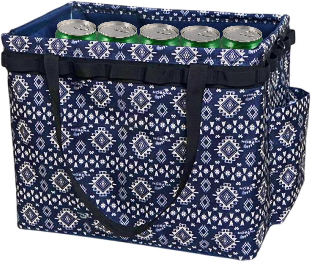 Duffle Bag, Foldable Organizer, Reinforced Carry Handles, Waterproof Large Capacity Gear Tote, Storage Bag for Camping, Outdoor Trips, and Weekend Travel, 15.55x11.02x12.8 Inches