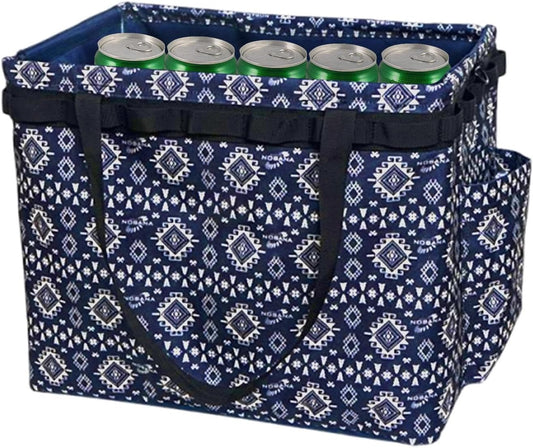 Duffle Bag, Foldable Organizer, Reinforced Carry Handles, Waterproof Large Capacity Gear Tote, Storage Bag for Camping, Outdoor Trips, and Weekend Travel, 15.55x11.02x12.8 Inches