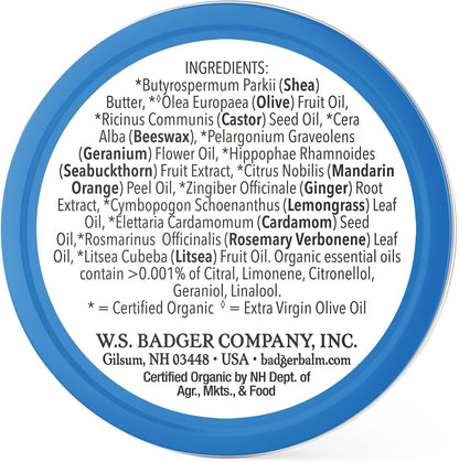 Badger - Cuticle Care, Soothing Shea Butter Cuticle Balm, Certified Organic, Nourish and Protect Cuticles and Nails, Fingernail Care, Protect Dry Splitting Cuticles, 0.75 oz