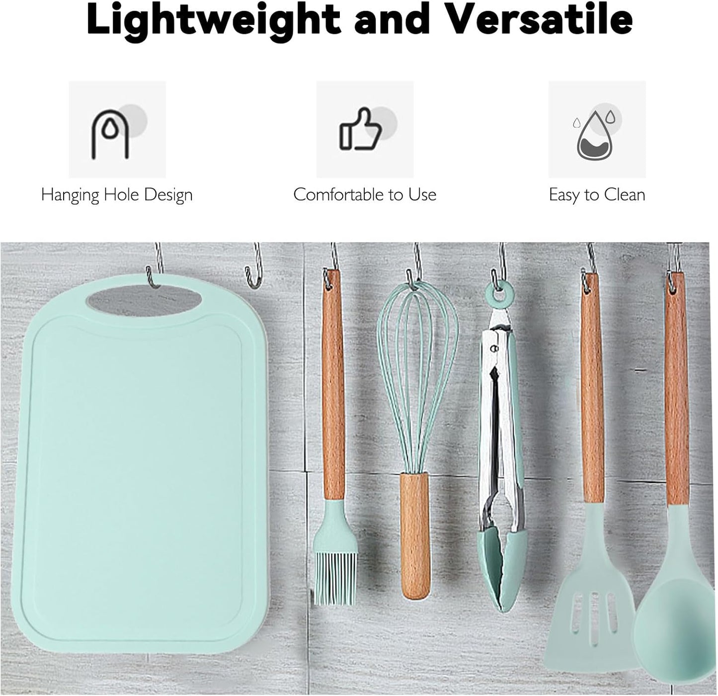 Camkinger Silicone Camping Cooking Utensils Set - 12Pcs Green Kitchen Cookware Set, Outdoor Camper Accessories with Portable Hand Bag, RV Must Haves Gear for Travel BBQ, for Camper