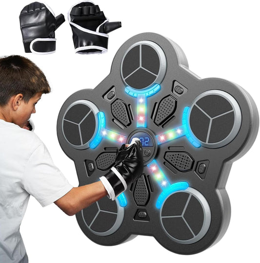 Fitness Punch Machine, Light-Up Punch Trainer, Boxing Workout Machine, Multipurpose Punching Trainer, Wall Mounted Boxing, Adjustable Wall Punch, Boxing Training Gear, High-Tech Boxing Machine, Punchi