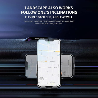 Wireless Car Charger,VNBBT 15W Fast Charging Auto Clamping Car Charger Phone Mount Phone Holder for iPhone 14 13 12 11 Pro Max Xs, Samsung Galaxy S23 Ultra S22 S21 S20, S10+ S9+ Note 9, etc