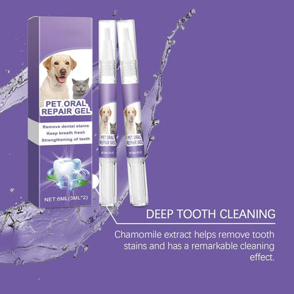 Pet Smile Toothpaste for Dogs, Pet Oral Repair Gel for Dogs, Dog Toothpaste TartarRemover, Best Oral Care Gel Freshening Breath Gel for Dogs And Cats 5ml 1.5x12.7cm/0.51x4.96