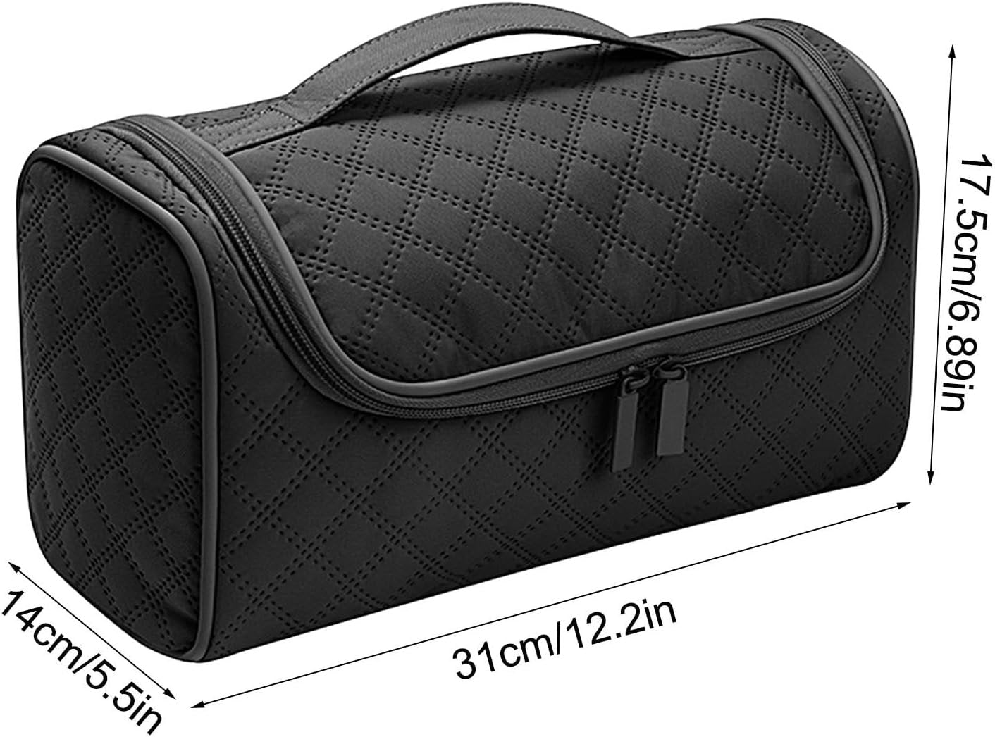 Hair Dryer Travel Case, Hair Dryer Storage Bag for Dy-Son Airwraps & Shark Flexstyle Attachment, Portable Hair Tool Travel Bag Organizer with Hooks