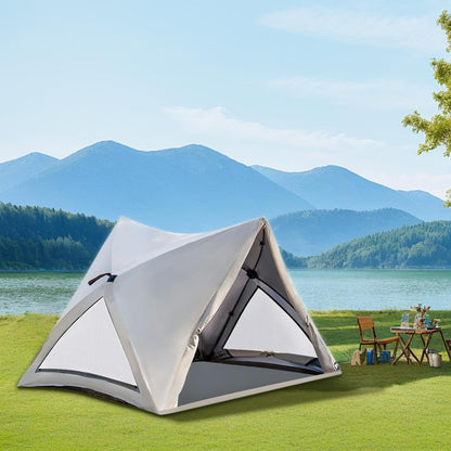 Tents For Camping, Waterproof Beach Tent, Foldable Shelter For 3-4 Person Use, Family Pop-Up Tent, Automatic Setup Outdoor Gear, Portable Travel Equipment, Hiking Camping Essentials For Adventure