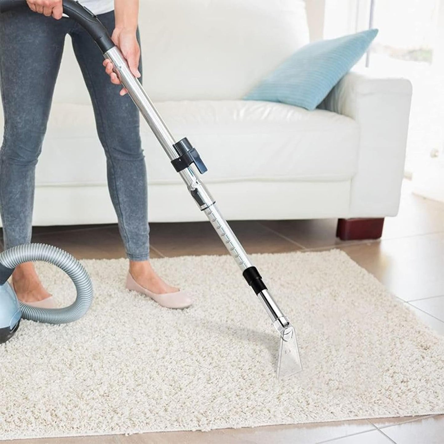 Générique Shop Vac Extractor Attachment, Heavy-Duty Wet Dry Multi-Purpose Tool, Accessories for Cleaner Extration, Upholstery, Carpet Detailing, and Deep Cleaning Solutions